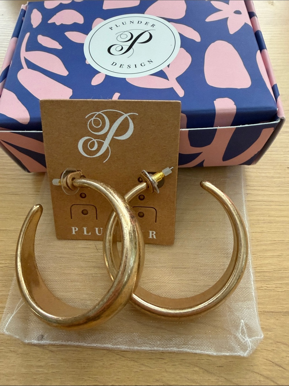 Piper Gold Hoop Earrings